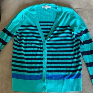 Striped cardigan